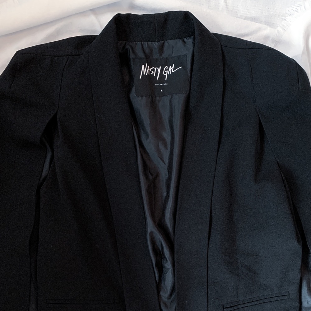 Nasty Gal Cape Blazer